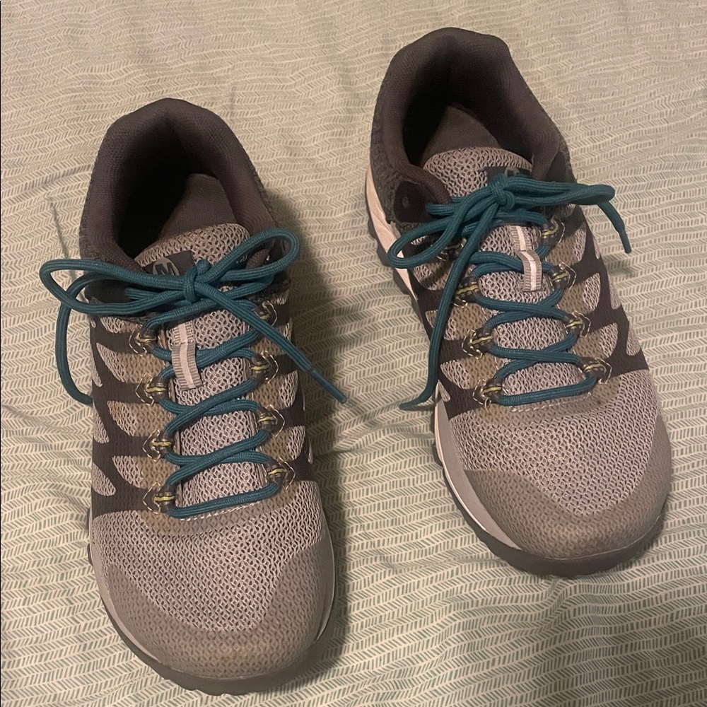 Merrell Women's Athletic Shoes in Gray and Teal